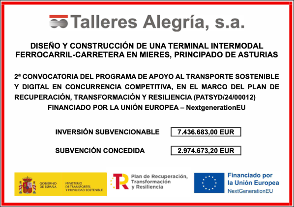 DISEÑO Y CONSTRUCCIÓN DE UNA TERMINAL INTERMODAL FERROCARRIL-CARRETERA EN MIERES, PRINCIPADO DE ASTURIAS